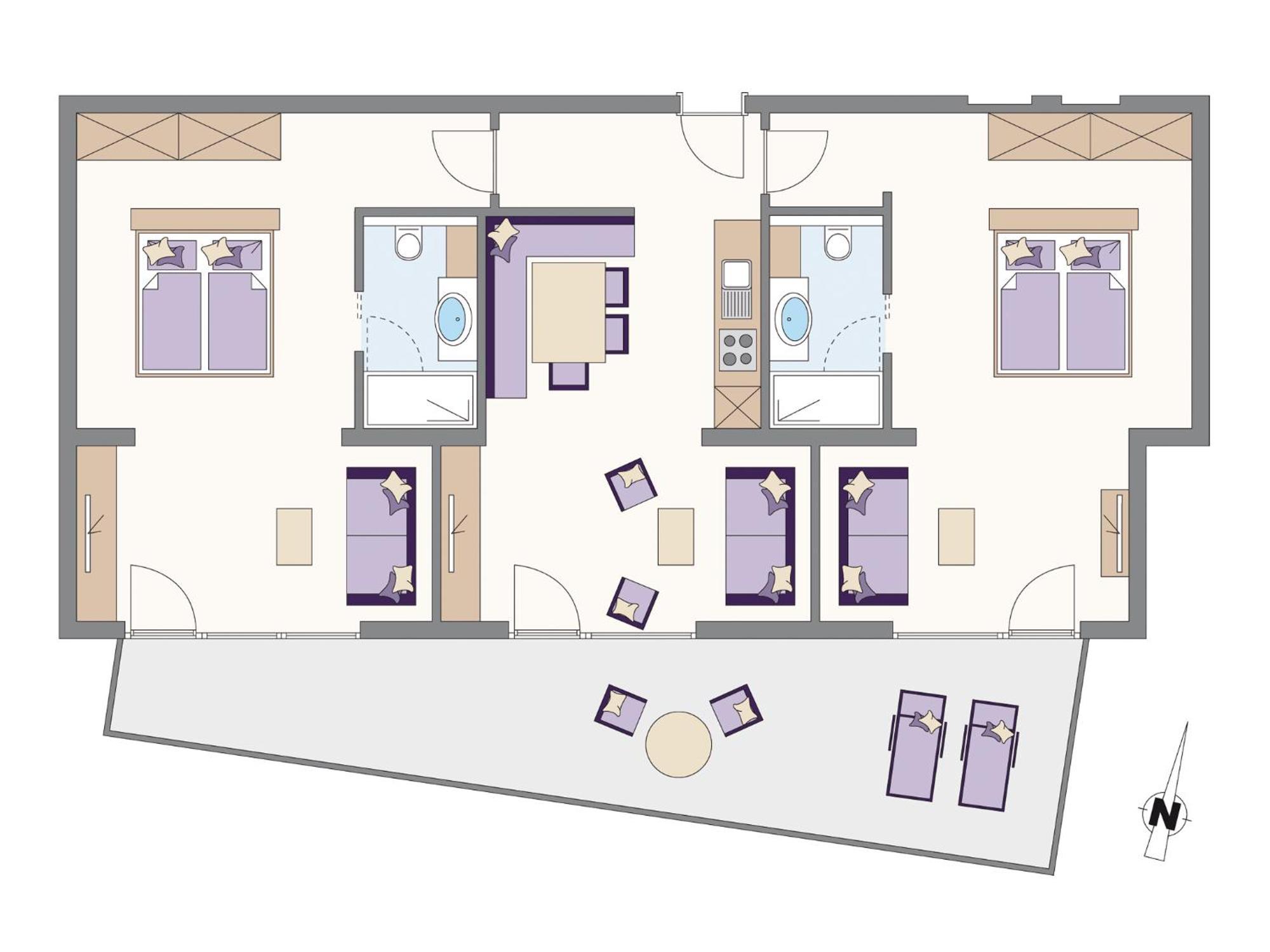 Tschuggmall Appartements ฟิสส์ ห้อง รูปภาพ